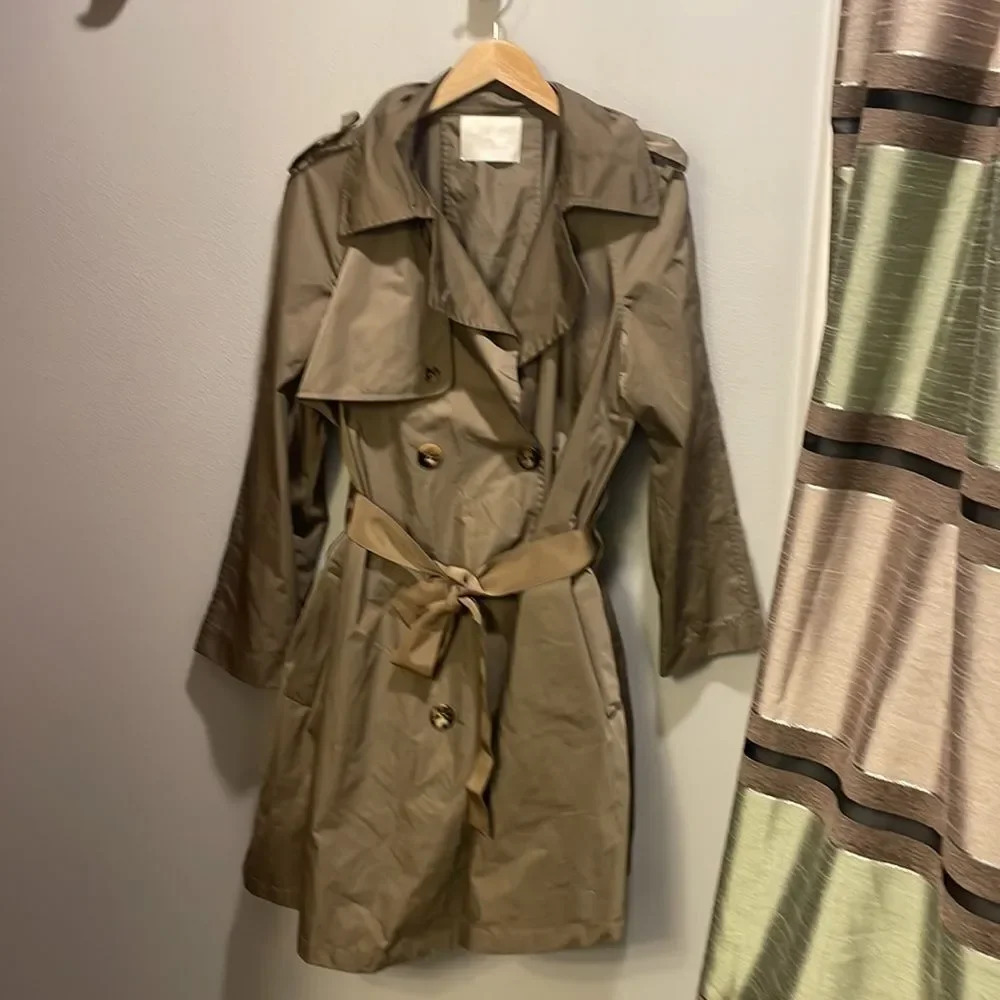 LANVIN woman’s light grey/brownish trench coat - Picture 2 of 14